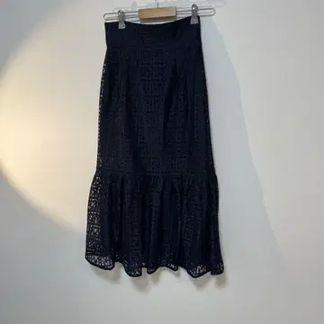 네이비 플레어 스커트 S 사이즈