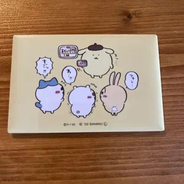 치이카와 산리오 캐릭터즈 스퀘어 마그넷 폼폼푸딩 치이카와 (먼작귀)