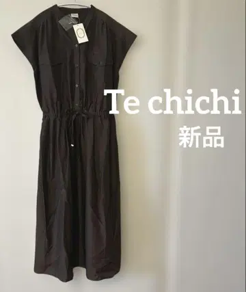 Te chichi 브라운 스팬 보일 원피스 원피스 새상품