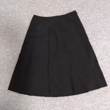블랙 플리츠 스커트