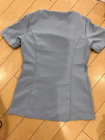 MARY QUANT 반팔 스크럽 S 라이트 블루