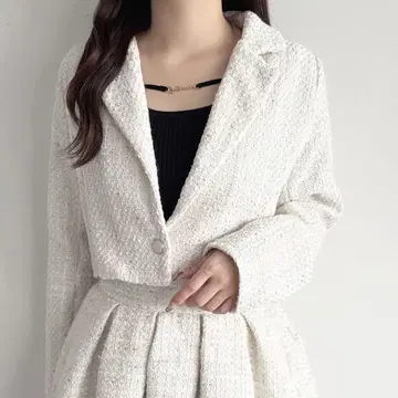 apres jour 아프레 주르 트위드 숏 자켓