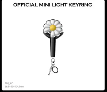 G-DRAGON OFFICIAL MINI LIGHT KEYRING 공식