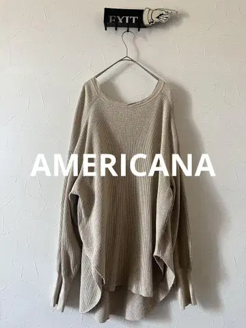 AMERICANA 일본제 2way 코튼 써멀 티셔츠