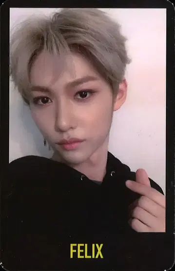 Stray Kids FELIX MIROH 트레이딩 카드 검은색 테두리