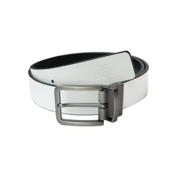 완판템/CLUBHAUS White/Black Reversible Belt