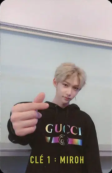Stray Kids FELIX MIROH 트레이딩 카드 노랑 글자