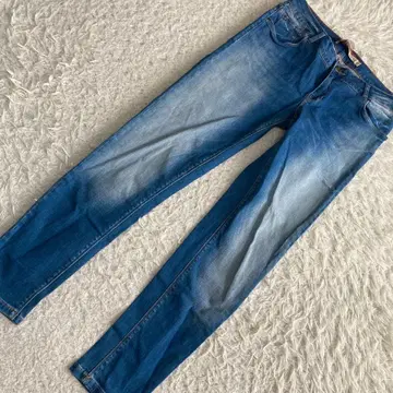 ZARA 데님 팬츠 인디고 블루 USA10 캐주얼 돌려입기