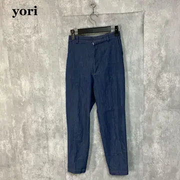 yori 트라우저 데님풍 팬츠 36