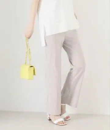 라토타리티 사이드 벤트 플레어 팬츠 38 그레이지