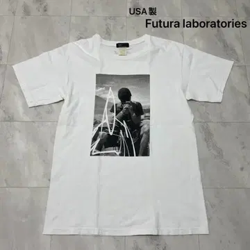USA제 Futura laboratories 포토 프린트 티셔츠