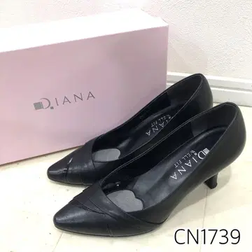DIANA 다이애나 스틸레토 하이힐 펌프스 블랙