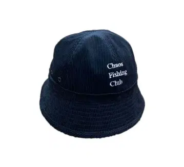 Chaos Fishing Club. 로고 자수 코듀로이 버킷 햇