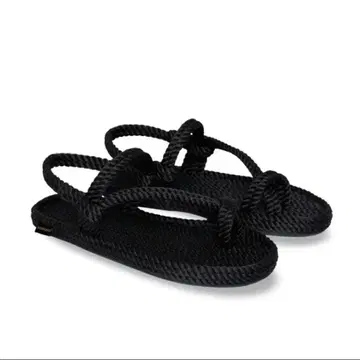26cm 40 새상품 BOHONOMAD 보호노마드 로프 샌들 남성용 블랙