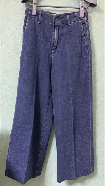 와이드 데님 유니클로