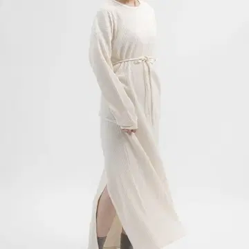 베이스 레인지 SHAW LONG SLEEVE KAFTAN XS 화이트