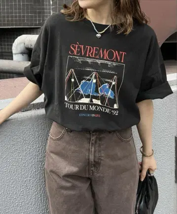 DISCOAT 빈티지 밴딩 티셔츠