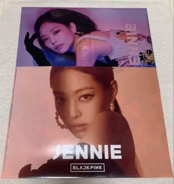 BLACKPINK JENNIE 클리어 파일 굿즈