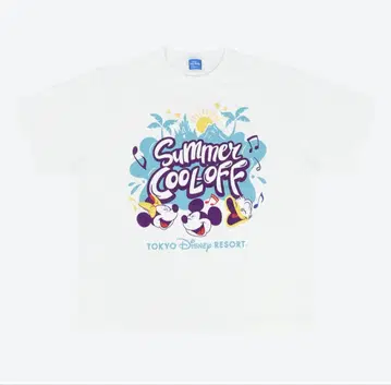 도쿄 디즈니 리조트 티셔츠 Summer Cool Off