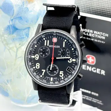 WENGER 웬저 명령어 크로노 707X 크로노그래프 쿼츠 손목시계