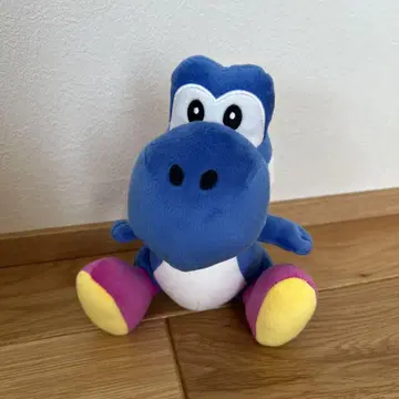 슈퍼 마리오 브라더스 블루 아오 요시 봉제 인형