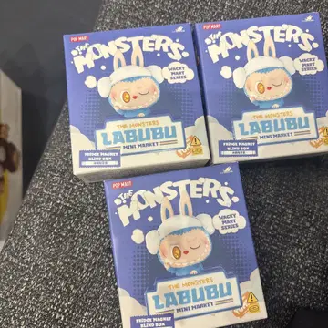THE MONSTERS Wacky Mart 시리즈 마그넷 3개 세트
