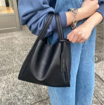 DouDou 블랙 미니 토트백