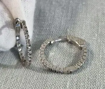 여행용 주얼리 후프 귀걸이