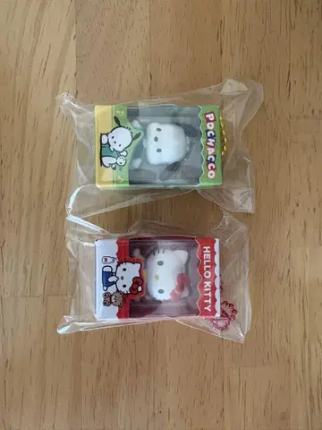 포차코&헬로키티 스트랩 세트 초코 박스