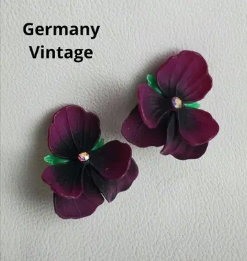 Germany Vintage 빈티지 바이올렛 귀찌