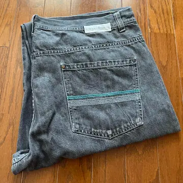 ENYCE 데님 팬츠 배기 진