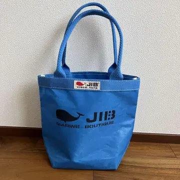새상품급 JIB 마린 디자인 토트백 파랑 에코백 서브백 산책