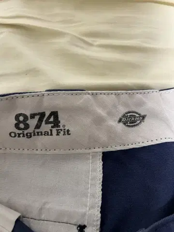 디키즈 874 오리지널 핏 워크 팬츠 네이비