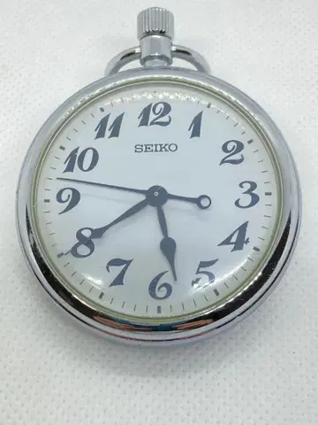 배터리 교환 완료 SEIKO 회중시계 7021-0A22 철도 시계 빈티지