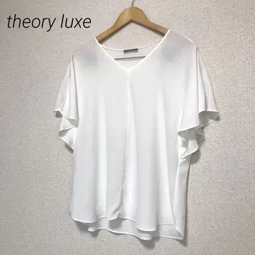 theory luxe 띠어리 럭스 트리아세테이트 블라우스
