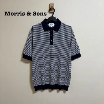 모리스 앤 선즈 니트 피케 셔츠 보더 3 MORRIS&SONS