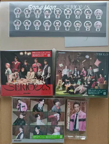 SnowMan SERIOUS 3 형태, 혜택, 모두 미개봉