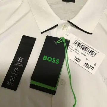 BOSS 피케 셔츠 화이트 M