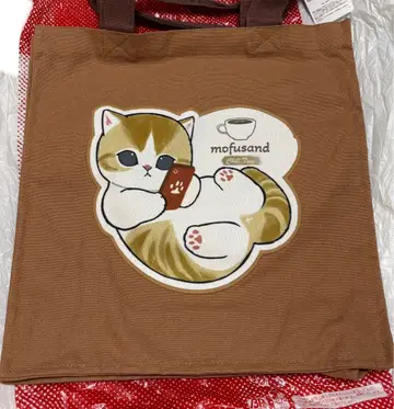 시마무라 모프 샌드 mofusand 토트백 브라운