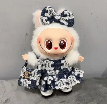 labubu 라부부 봉제 인형 15cm 17cm 원피스 4종 세트