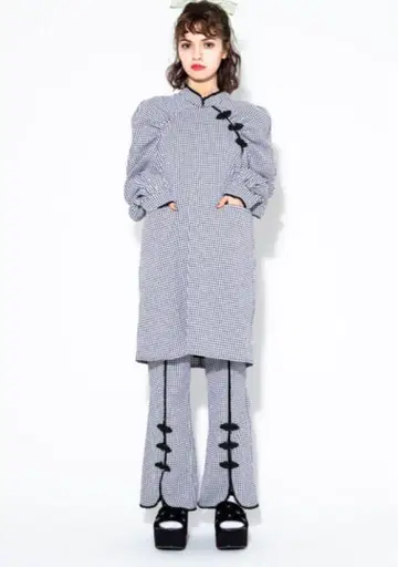 Candy Stripper GINGHAM CHINA FLARE 팬츠