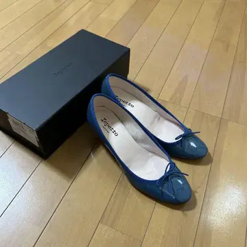 레페토 발레 슈즈 파랑 38 지젤 레페토