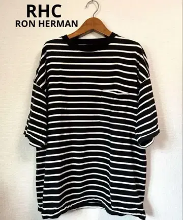 RHC RON HERMAN 론 헤르만 오버 사이즈 보더 티셔츠
