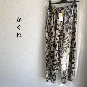 카구레 코튼 린넨 프린트 이지 팬츠 [택 포함 새상품]