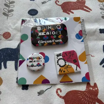 SHINGO KATORI Circus Funk 핀 배지 3개 세트