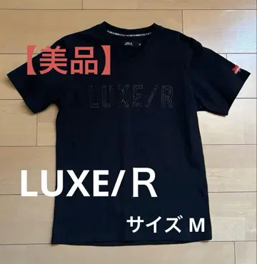 LUXE/R 블랙 V넥 티셔츠 M
