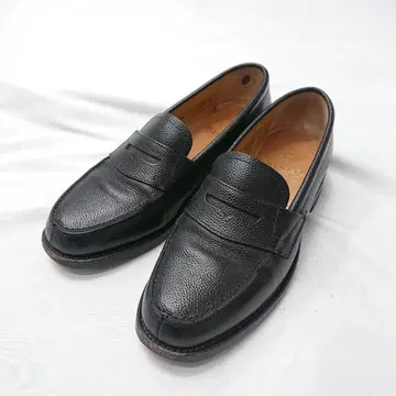 REGAL 블랙 가죽 로퍼 25cm