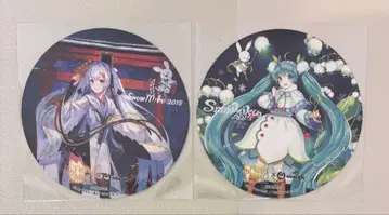 하츠네 미쿠 SNOW MIKU 2018 2015 코스터 2종 세트