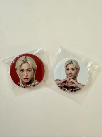 StrayKids 스키즈 곤차 캔뱃지 핀 배지 2개 세트