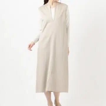 새상품급 23구 현행 나카무라 안 착용 더블 큐프라 새틴 원피스 XXS